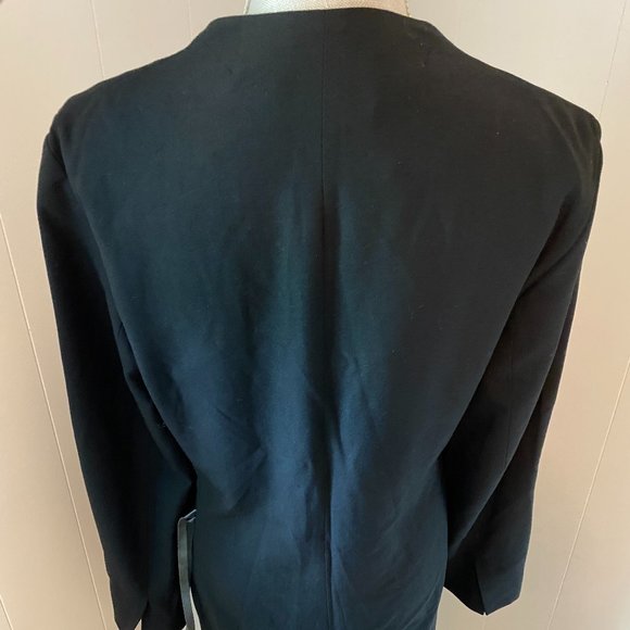 Ted Baker Black Linen Zip Coat- Career Executive - Picture 8 of 9